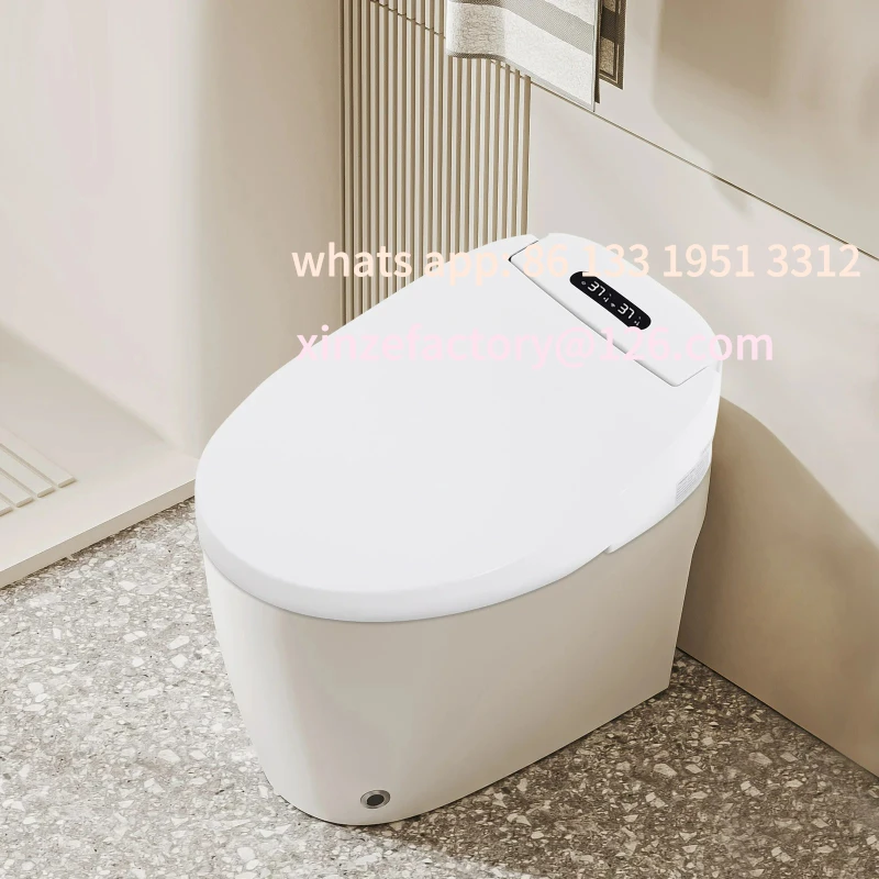 مقعد مرحاض ذكي ممدود قابل للتخصيص، مقعد غطاء مرحاض ذكي #3
