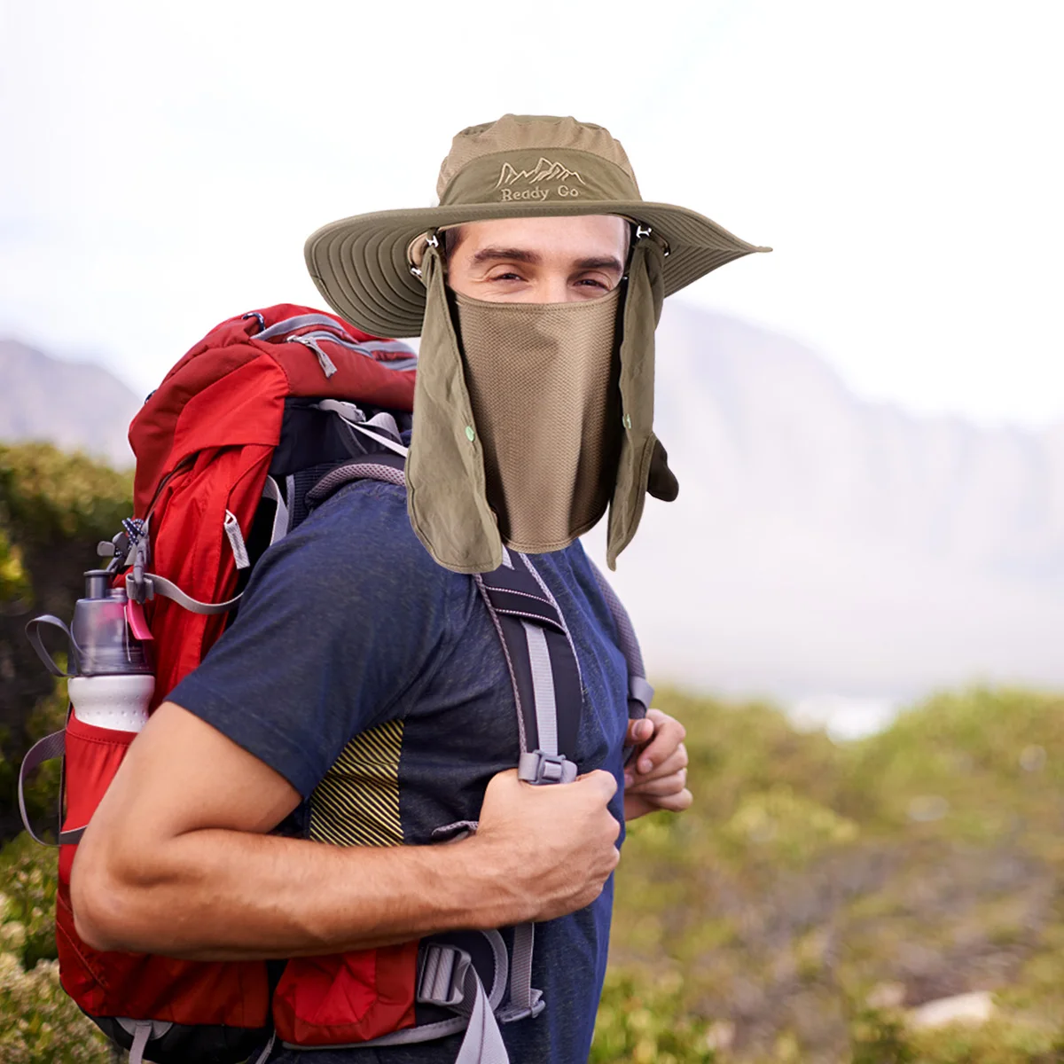 

UV Protection Bucket Hat Sun Cap Simple Style Printing Lightweight Comfortable Beach Travel Camp Vacations Gifts