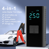 4-IN1 Car Jump Starter Power Bank 1000A Portable Air Compressor 8400mAh Battery Charger Auto Emergency Booster Starting Device