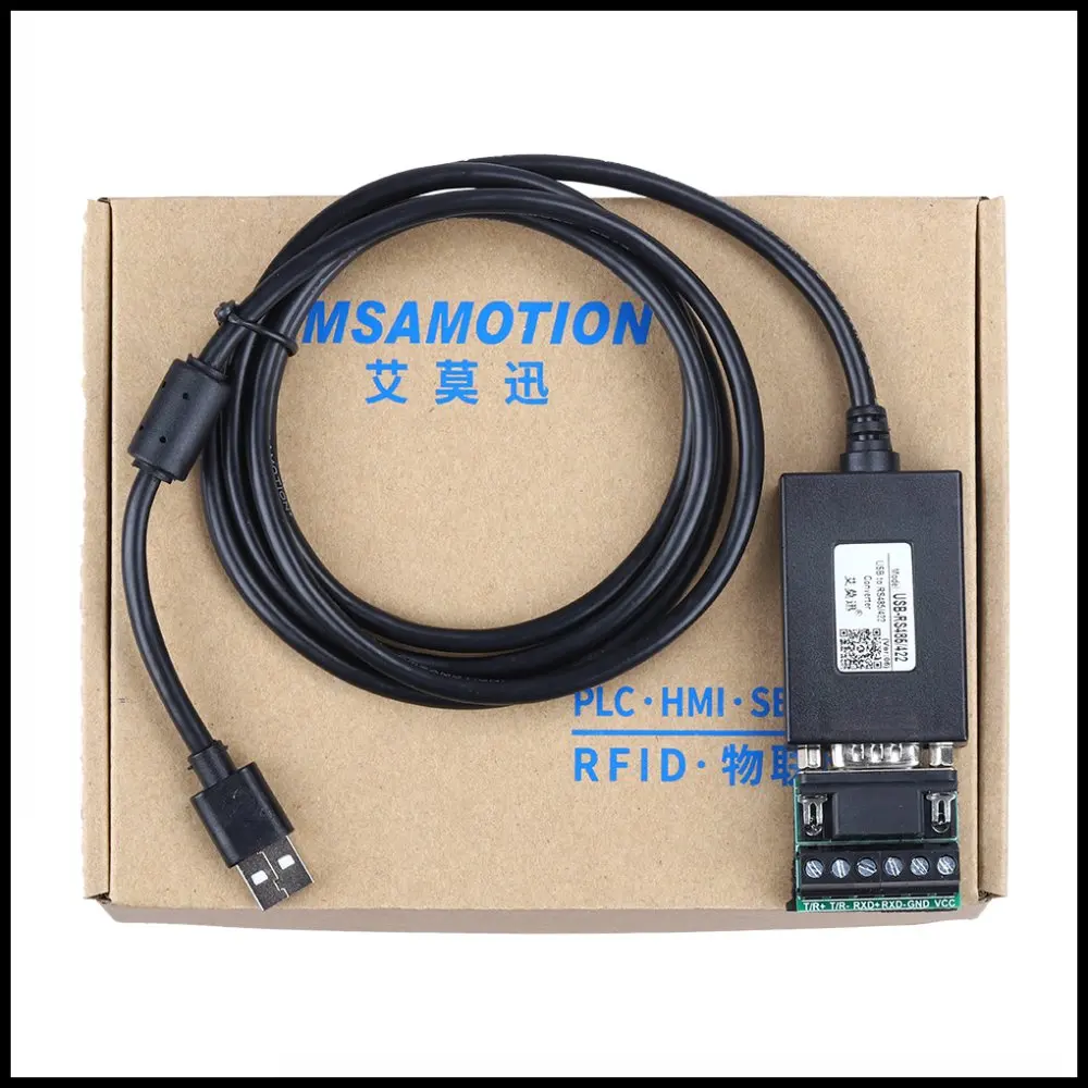 CNC FTDI Chip USB To Serial RS-485/422 Cable Converter USB to RS485 RS422 DB9 9Pin Adapter IM1-U502 Communication Signal PLC