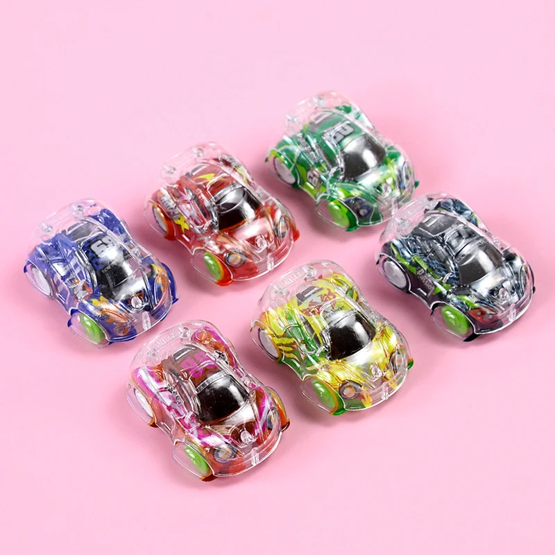 

10pcs Mini Transparent Camouflage Colorful Pull Back Car Random Children's Car Model Toys For Children Gift Children's Day toys