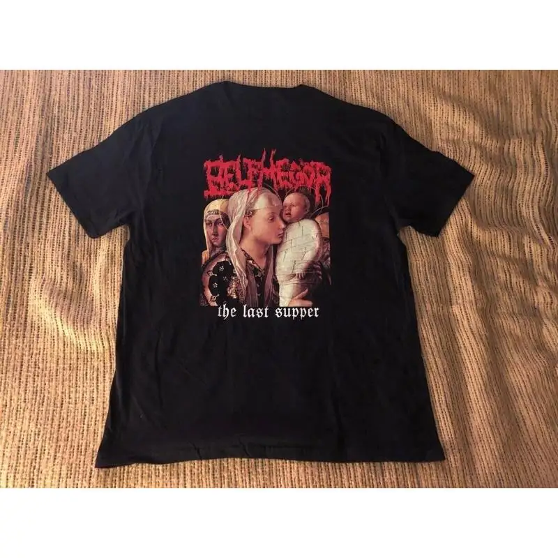 Belphegor The Last Supper Cotton Black Full Size S 5XL T Shirt NI1752