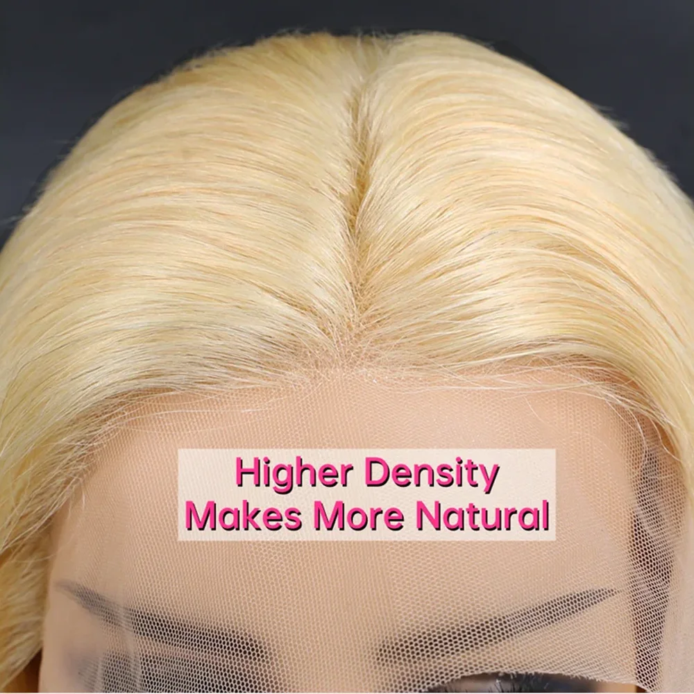 ความหนาแน่น 200 13x4 13x6 HD ลูกไม้ด้านหน้าวิกผม Body Wave สีบลอนด์วิกผมผมมนุษย์ 46 นิ้ว HD ลูกไม้น้ําผึ้งมนุษย์วิกผมสําหรับผู้หญิง