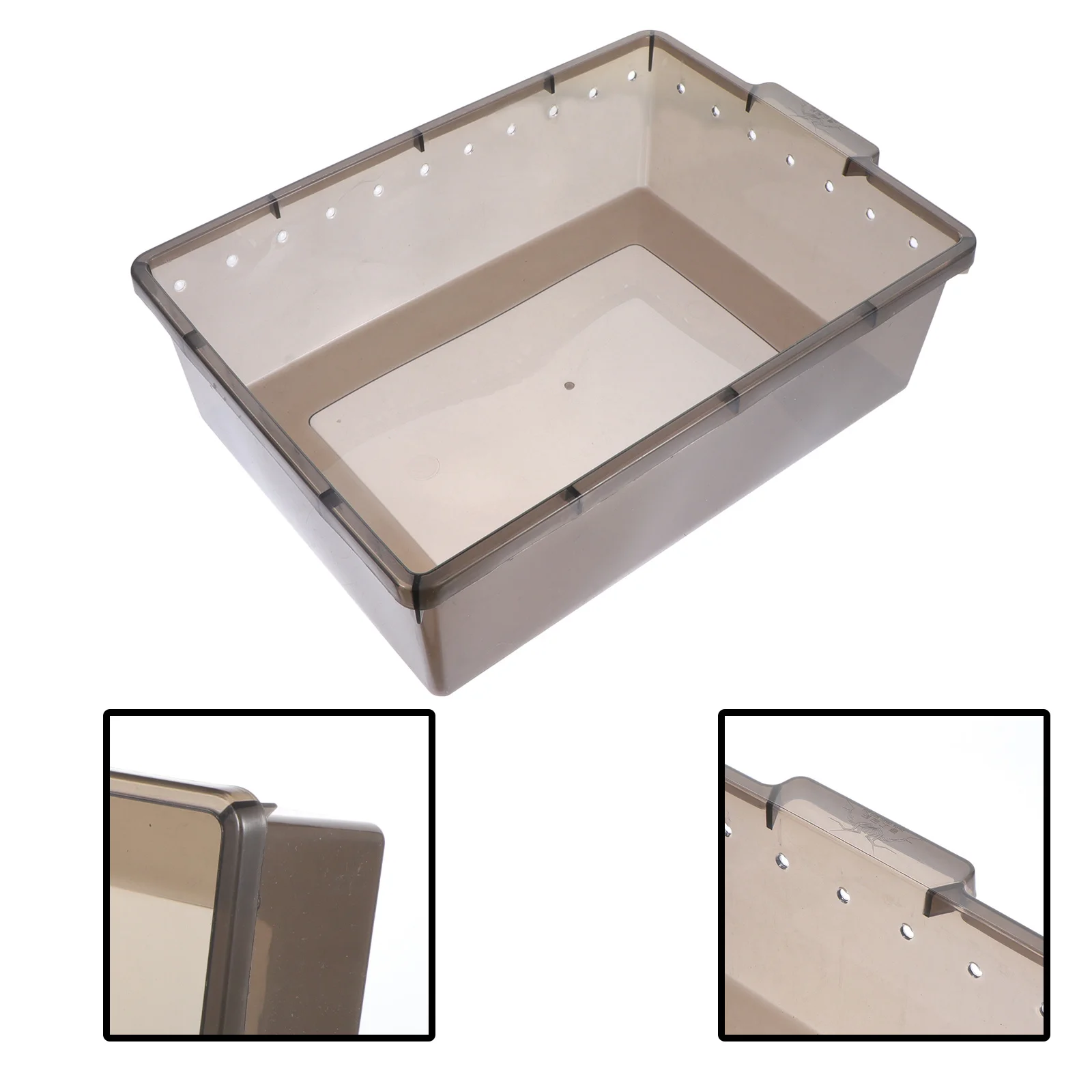 

Climbing Pets Feeding Box Transparent Reptile Breeding Box For Spiders Lizards Frogs Snakes Small Animals Container