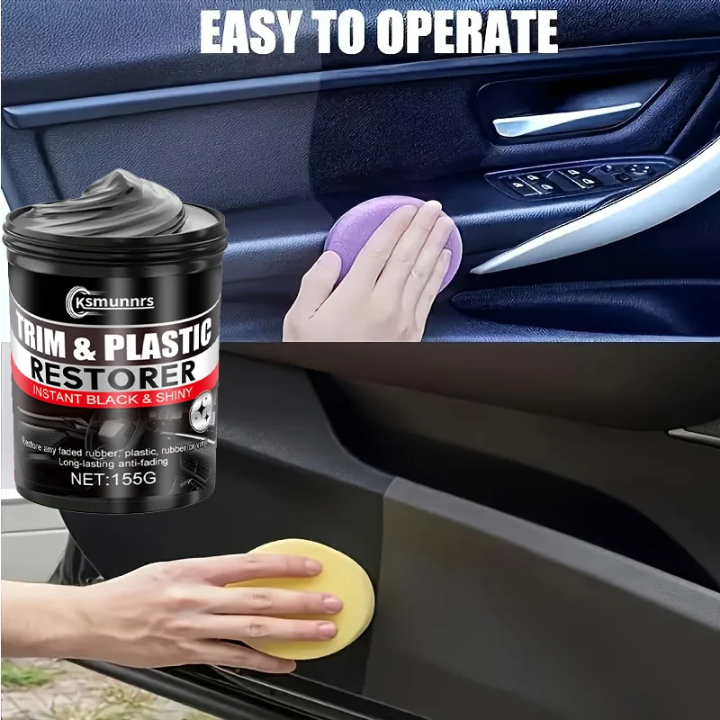 New Car polishing paste, suitable for plastic and leather dashboard door panels, polishing and brightening, enhancing the textur