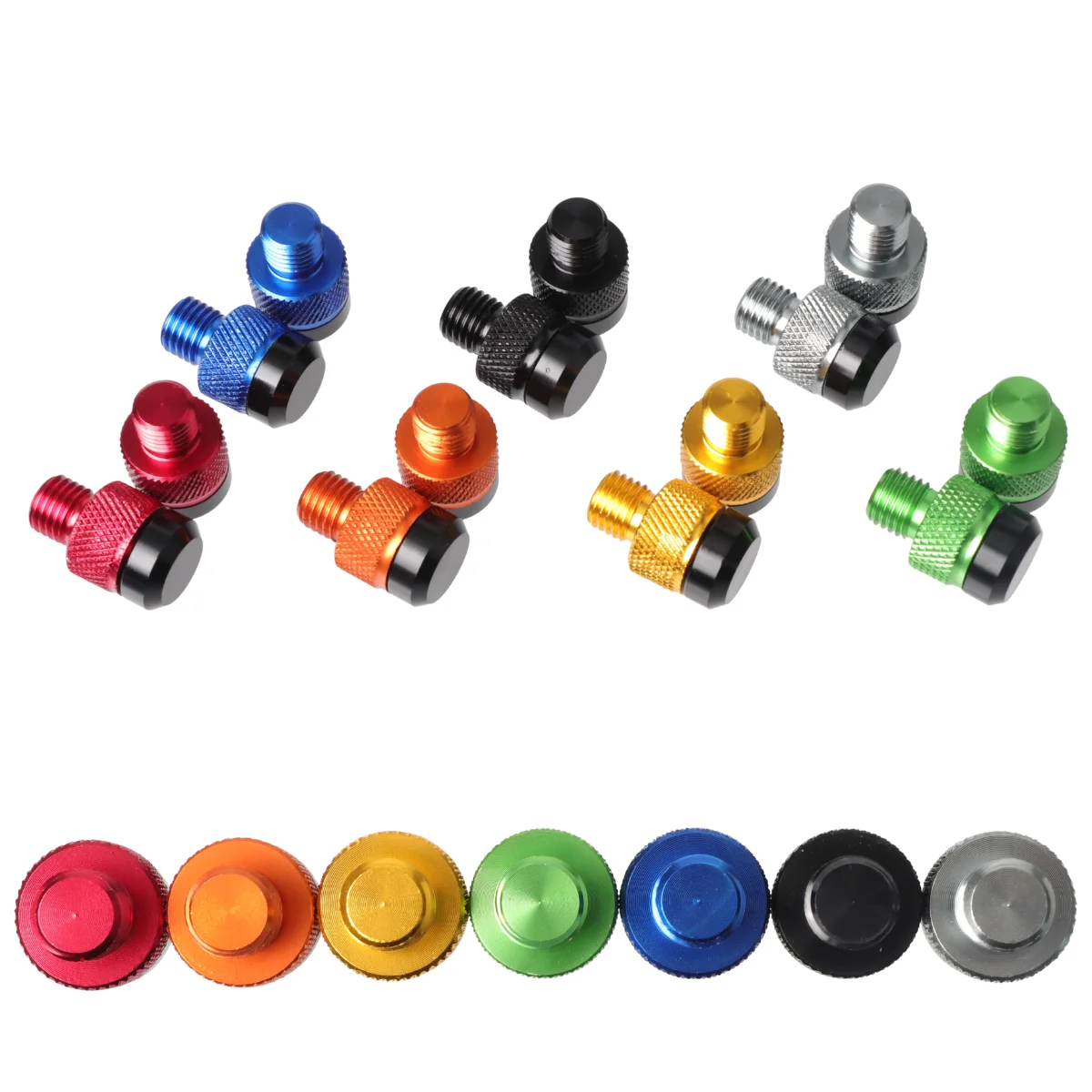 For Yamaha MT 07 09 10 15 MT10 MT25 FZ09 FZ07 MT09 SP Rear Aluminum Mirror Hole Plugs Screws Bolts Cover Motorcycle Accessories