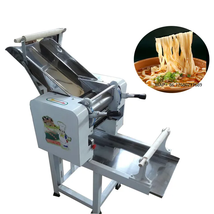 Máquina Automática para Cortar y Prensar Fideos Udon, Ramen y Fideos de Huevo +8618737189043