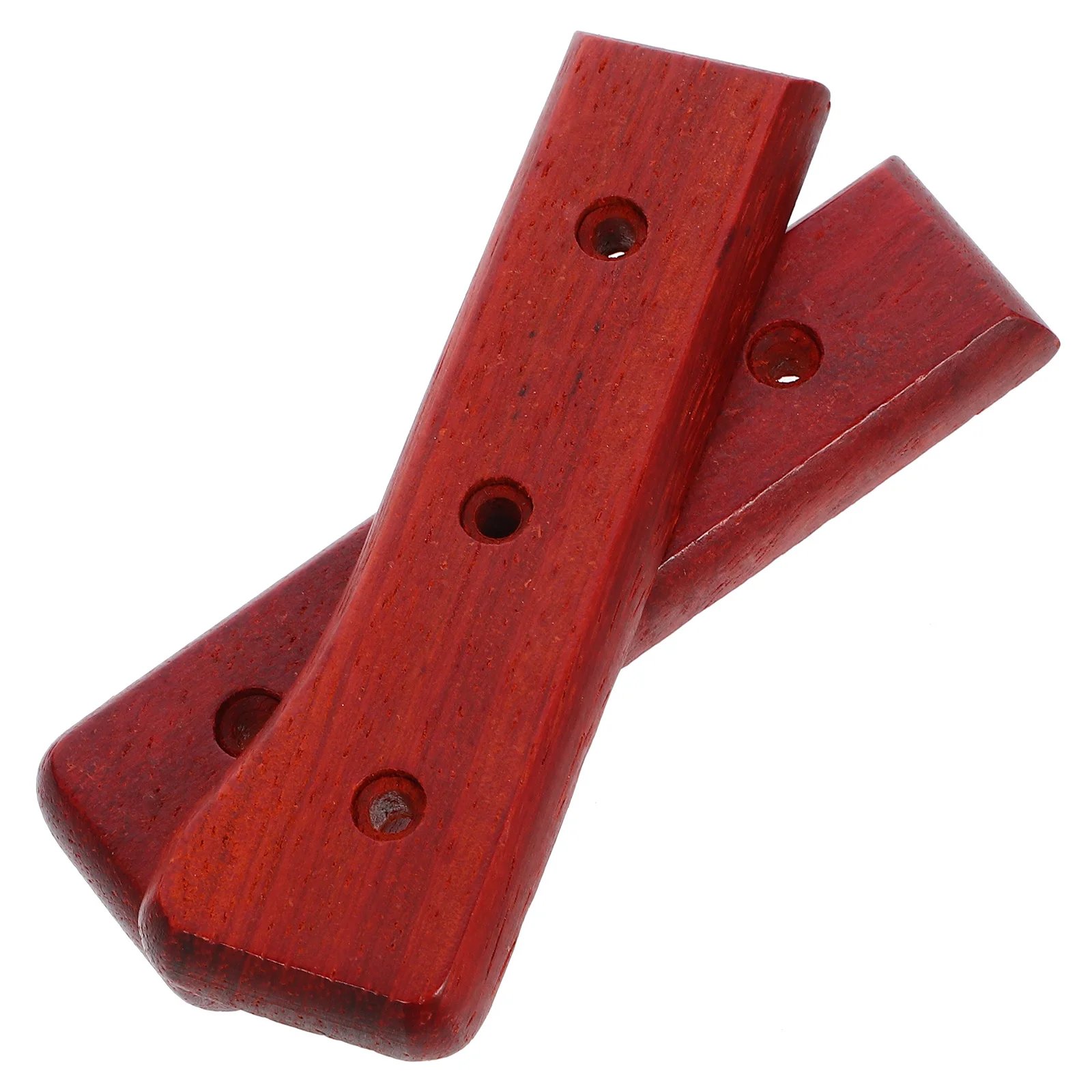 

Red Pear Wood Knife Handle Replacement Set Universal Accessories Sturdy Wood Grip For Chef Kitchen Tools Long Lasting