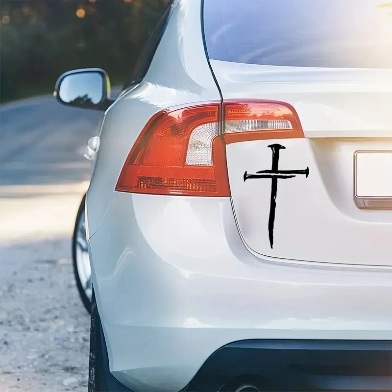 ملصق متقاطع هندسي متين وسهل الاستخدام من الفينيل للسيارات وأجهزة الكمبيوتر المحمولة والمزيد - تخصيص أنيق في أي مكان