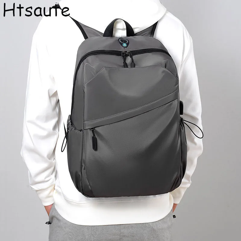 لرجال الأعمال على ظهره حقائب كمبيوتر محمول متعددة الوظائف سعة كبيرة حقيبة السفر حقيبة مدرسية مقاومة للماء مع شحن USB