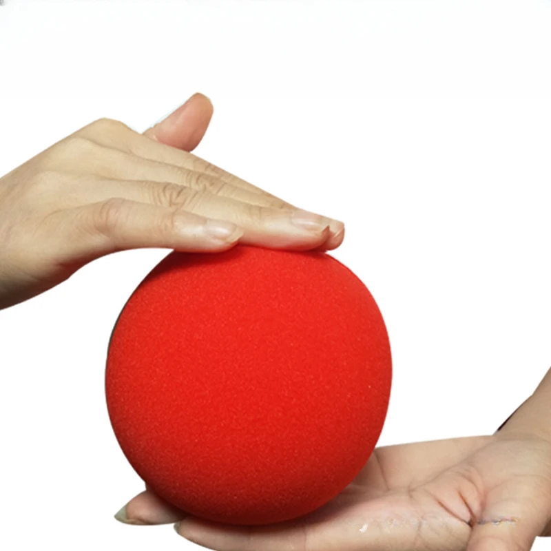 Jumbo10cm Super Sponge Ball (Red) Stage Magic Tricks for Appearing/Vanishing Magie Illusion Gimmick Professional Magician Comedy