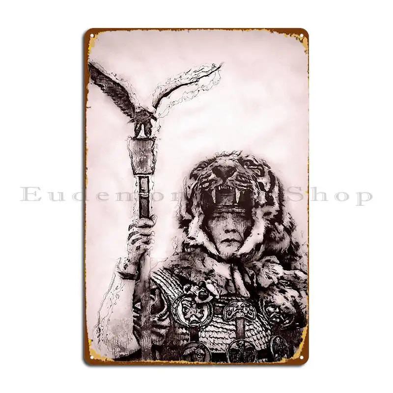 Roman Legionary Metal Plaque Poster Garage Club Printing Garage Personalized Pub Plates Tin Sign Poster