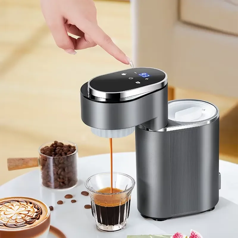for Portable Espresso Machine 15 Bar Hot Cold Dual Extraction Coffee Maker 150ml Compact Mini Travel Capsule Brewer