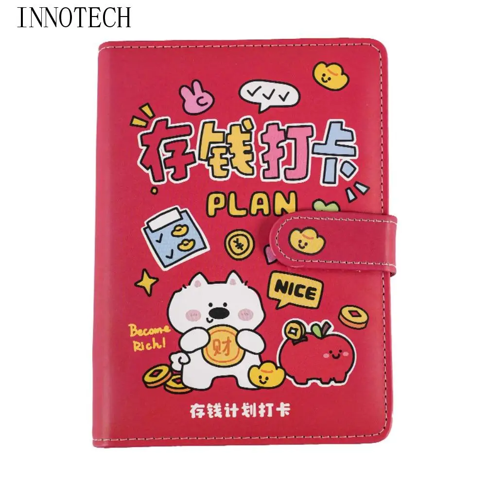 財布収納節約マネーバインダーハンドブック現金封筒予算バインダー（ロック付き）50枚PUレザー手帳オーガナイザー
