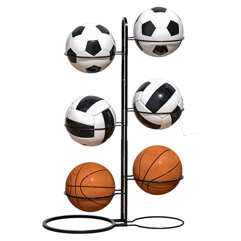 

Basketball Storage rack Home Ball Rack Volleyball Badminton Racket Children's Basketball Rack Basket Organizing Storage Rack