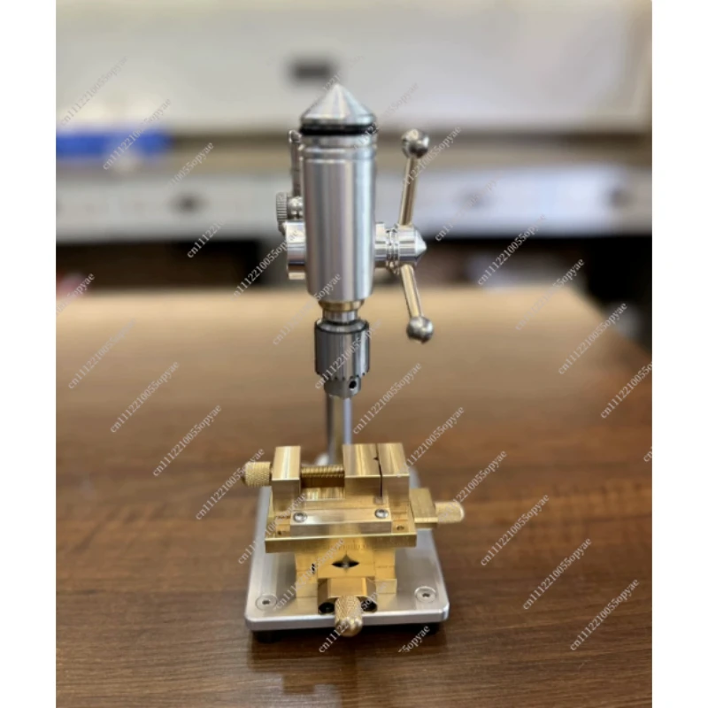 Mini Bench Drill High Precision Micro Drilling Press for Watch Clock Maintenance DIY Punch Tool