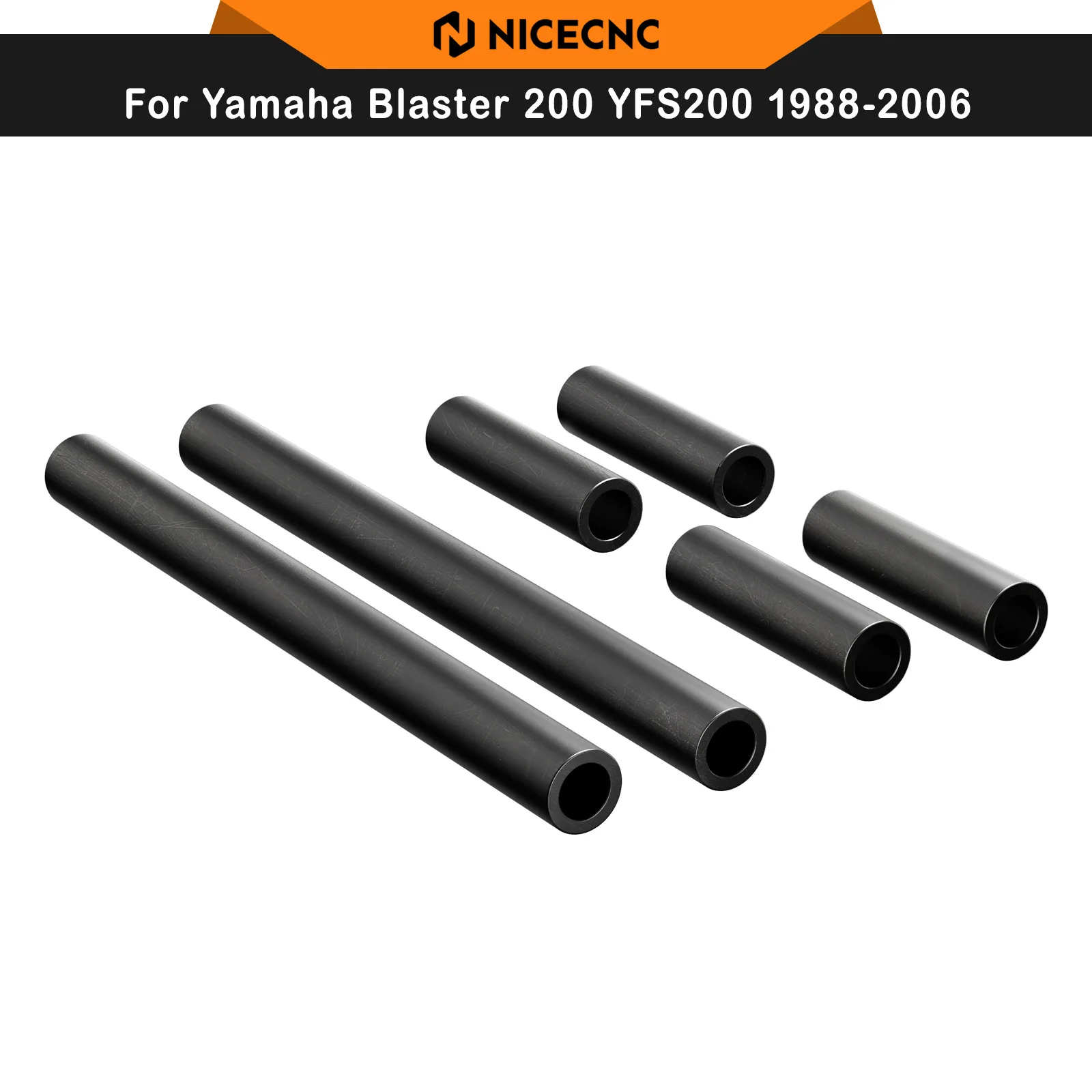 

NICECNC For Yamaha Blaster 200 1988-2006 YFS200SE Special Edition 2006 Front A-Arm Bushing Shaft Kit Replaces 90387-101U6-00
