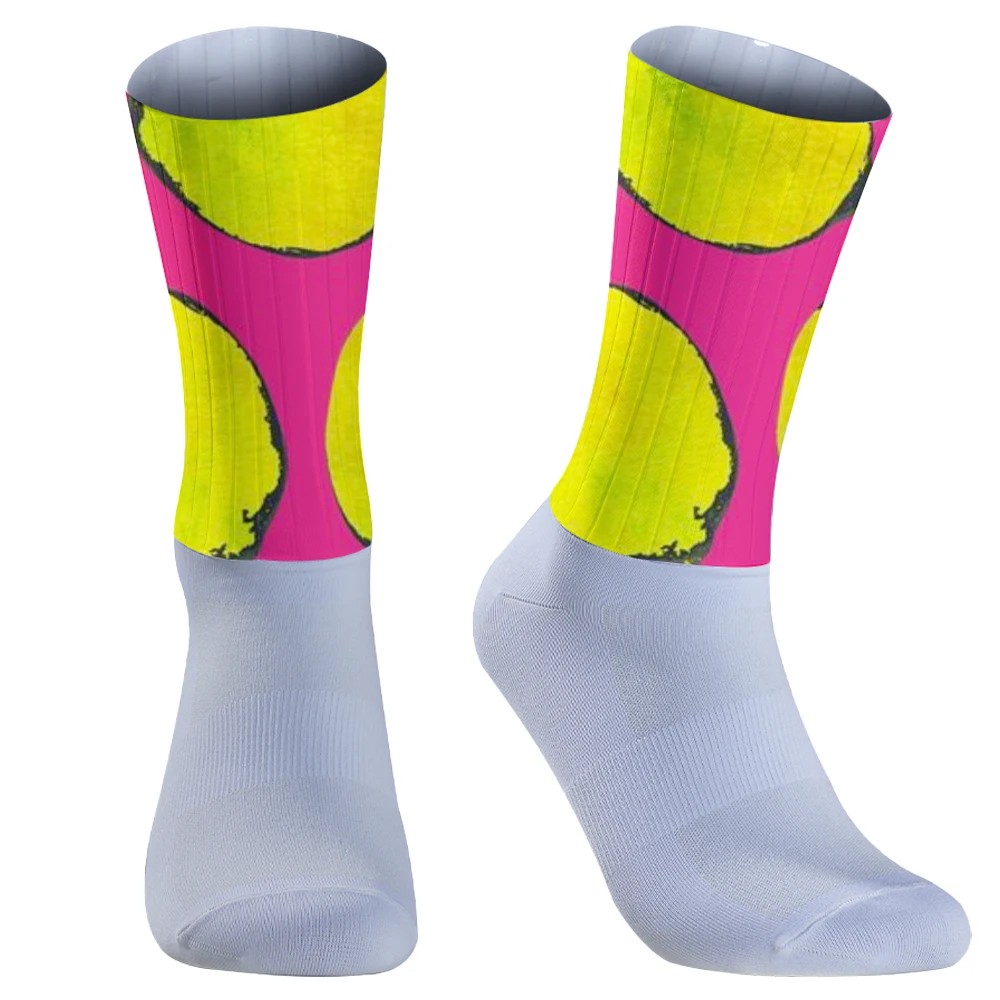 Fashion Compression Climbing Travelling Walking Hiking Socks Cycling Socks Men Women Breathable Crew Bike Running Socks