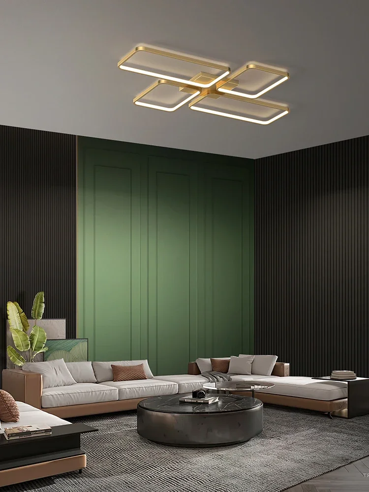 

Living room rectangular luxury bedroom hall light led ceiling light