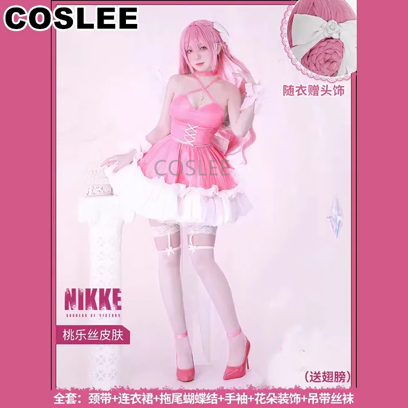 

COSLEE NIKKE Dorothy Game Suit The Goddess Of Victory Cosplay Costume Lovely Anniversary Skin Uniform Dress Halloween Party