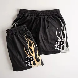 Moda verão nova tendência de esportes fitness secagem rápida esportes correndo shorts basquete praia quarto shorts