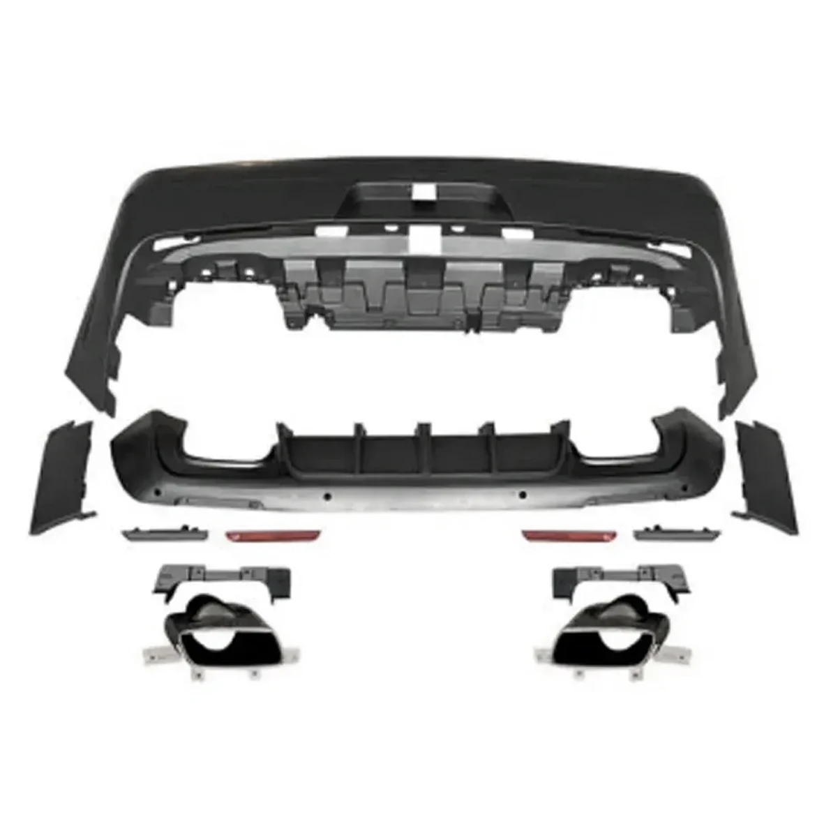 

Автомобильные комплекты кузова заднего бампера для Dodge Challenger, комплект кузова бампера, аксессуары, стиль PFT, пластик, материал 2008-2022