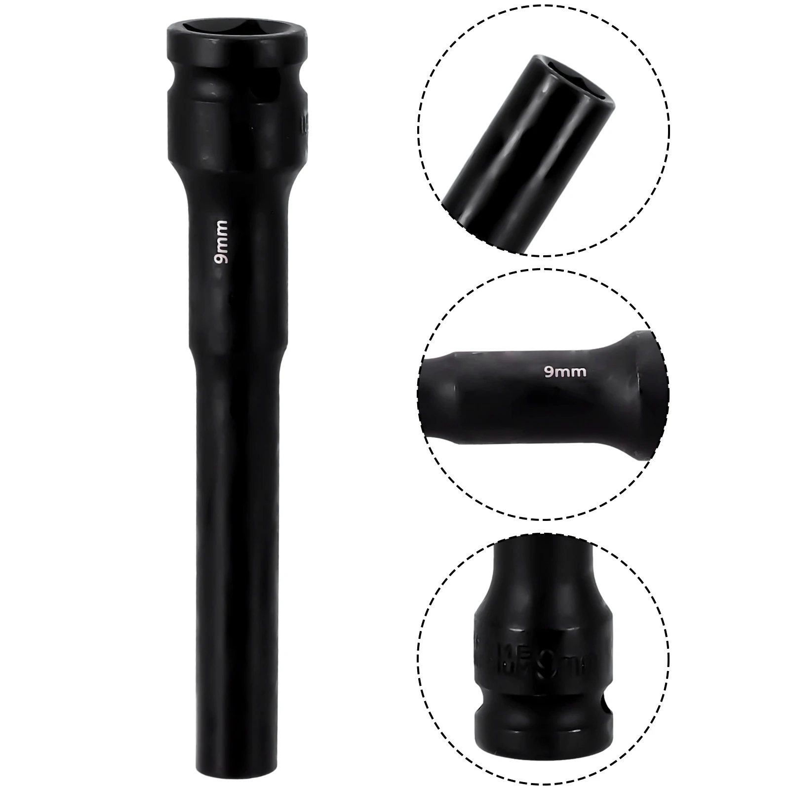 

1/2 "привод метрический торцевой ключ метрический привод глубокий торцевой ключ воздушный пневматический инструмент для ремонта 8-24 мм адаптер гаечный ключ преобразователь ﻿