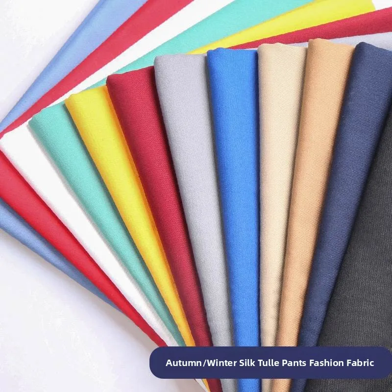 

Thiened Waed Cotton Fabric Women's Clothing Material Pure Color Korean Sle Home Sponge Pad DIY Hanrt Design