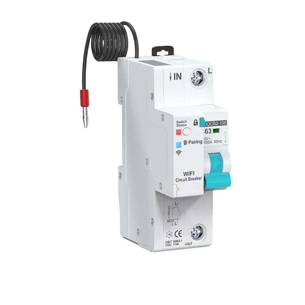 

App Controlled Circuit Breaker MCB Metering Circuit Breaker Electrical System Monitoring Adjustable Rated Current