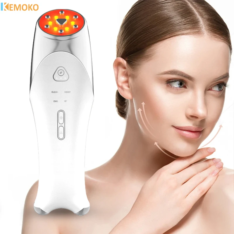 

Facial High Frequency Face Lifting Massager EMS Facial Microcurrents Skin Rejuvenation Tightening Machine Anti-aging Beauty Care