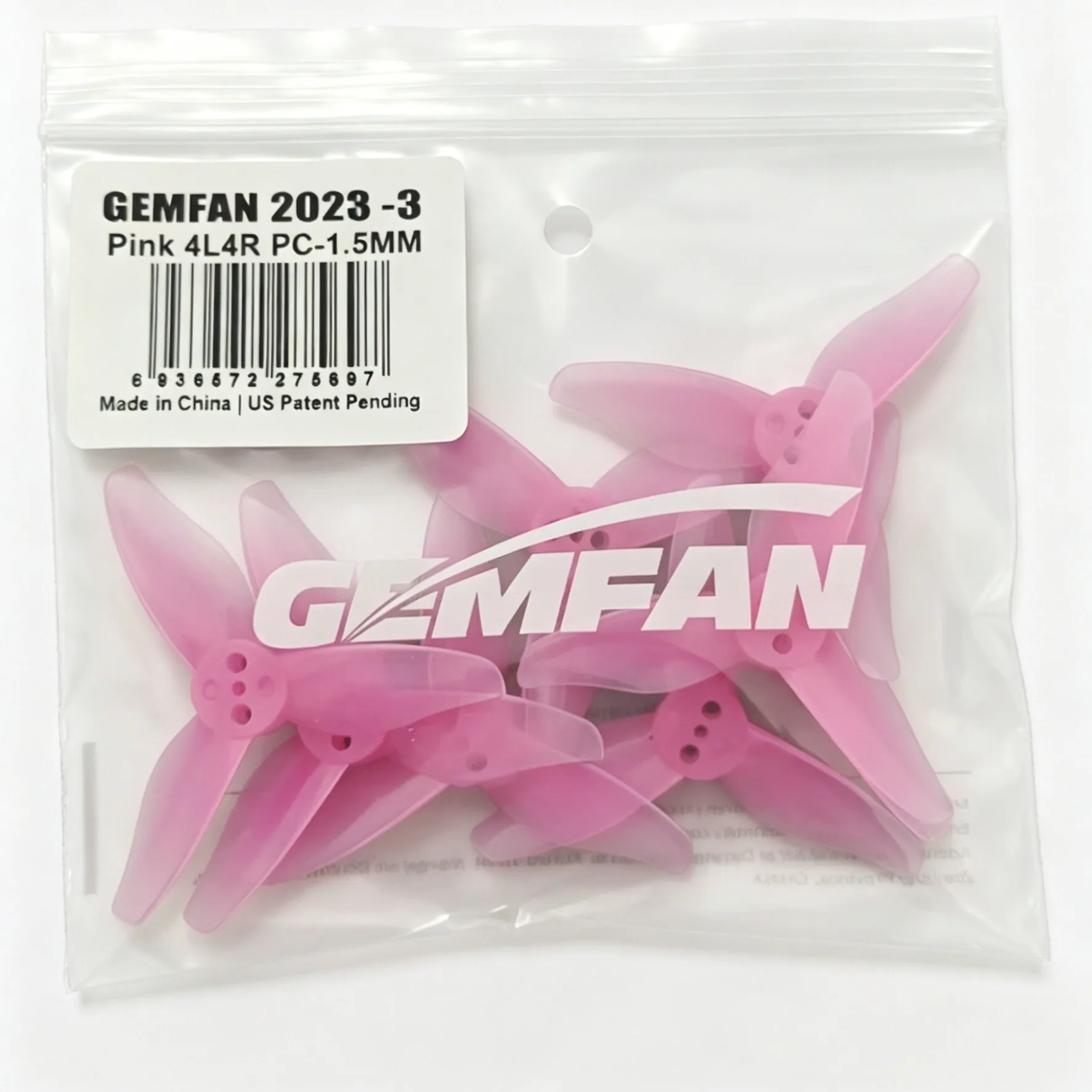 Gemfan Hurricane 2023 3-Blade Propeller 4PCS 2 Inch Cinewhoop Props for FPV Racing Freestyle Cinematic Drone Quadcopter
