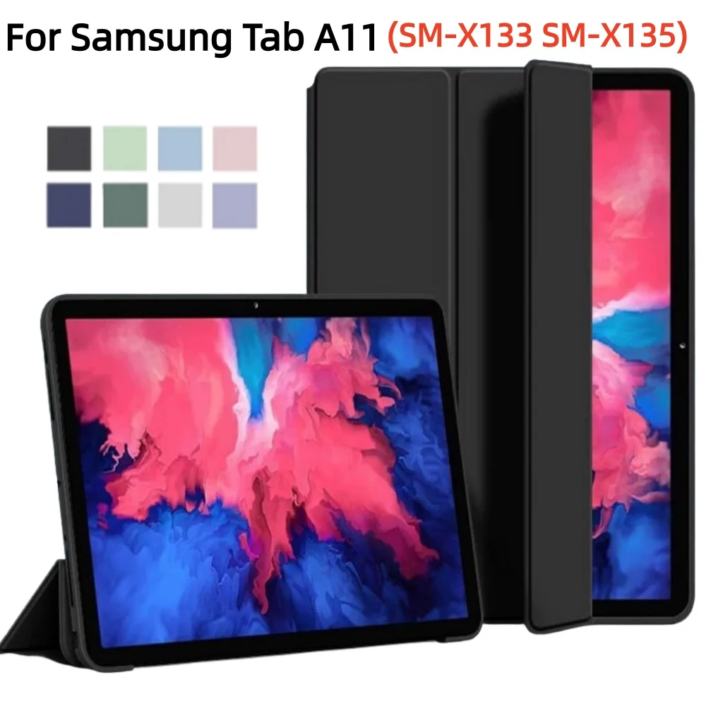 

For Samsung Galaxy Tab A11 Case 8.7inch 2025 Magnetic Folding Stand Back Funda For Galaxy Tab A11 SM-X133 SM-X135 Tablet Cover