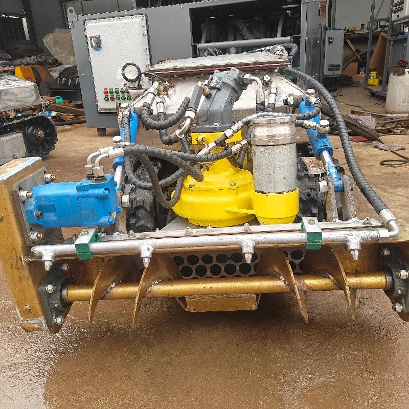Dredging Robot Acid Alkali Resistant Crawler Machine For Chemical Plant Sludge Handling Pipe Blockage view 5