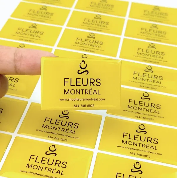 Wholesale 3D Resin Epoxy Dome Sticker 3D Waterproof Stickers For Car Phone Decal