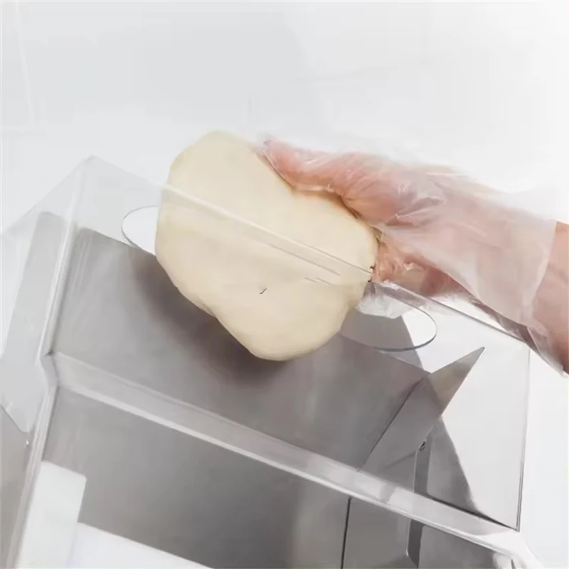 전기 반 반죽 롤링 타블렛 기계, 피자 형성 기계 다기능 옥수수 케이크 및 고기 케이크 배아 만들기 기계