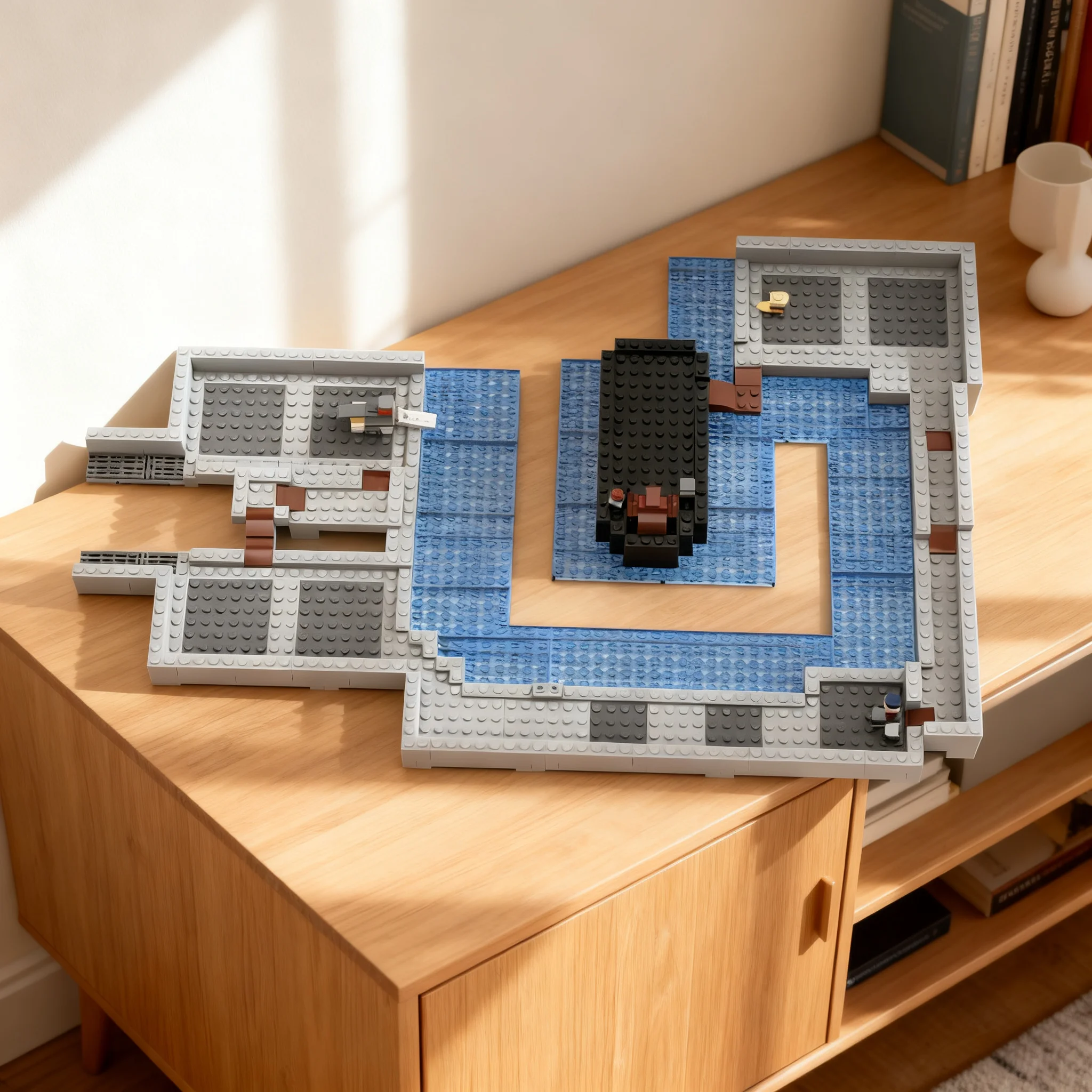 594pcs MOC Other Warlords of Draenor Dungeons Iron Docks Model Christmas Gift DIY Creative Collection Home Decor