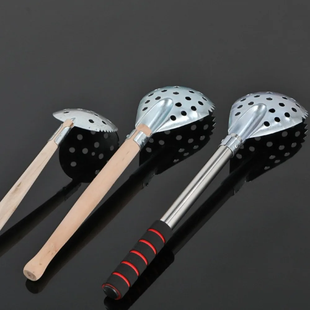 

With Long Handle Ice Scoop Skimmer Stainless Steel Portable Winter Fishing Scoop Solid Comfortable Ice Fishing Strainer