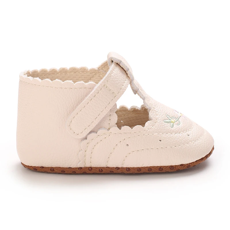 0-18M Baby Mädchen Prinzessin Schuhe Niedlich Gedruckt Weichen Stoff Unten Anti-rutsch Frühling und Herbst Prinzessin Schuhe erste Schritt Schuhe – Detail 9
