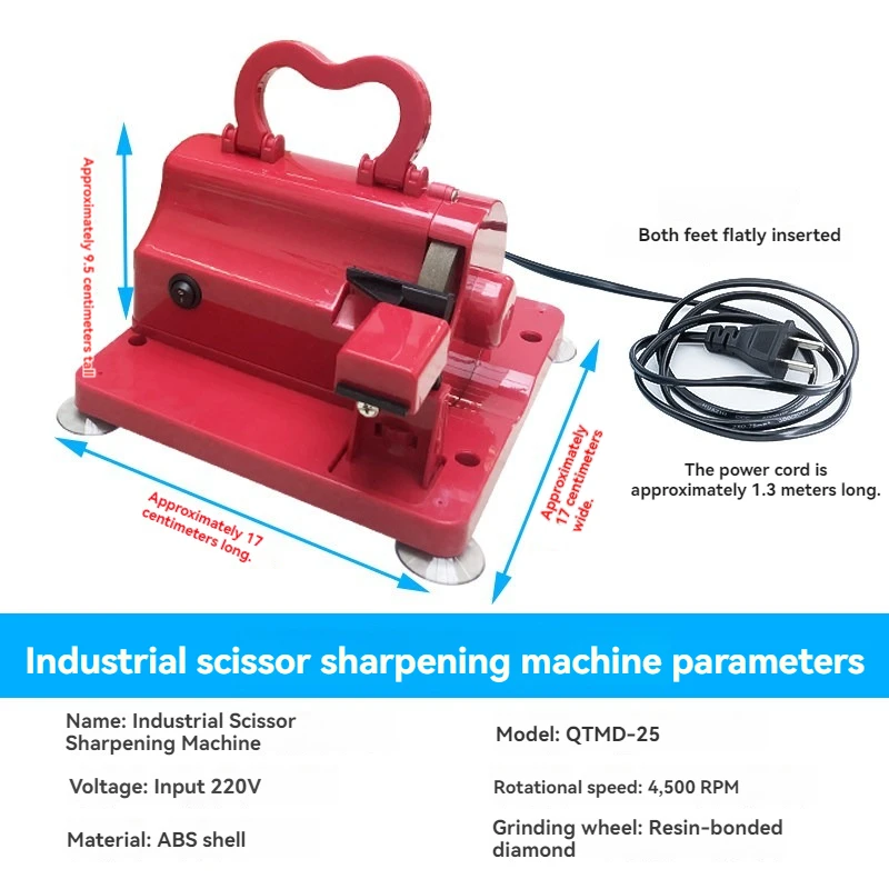 220V Electric Scissors Grinder Multifunctional Electric Sharpener Fully Automatic Scissors Grinder