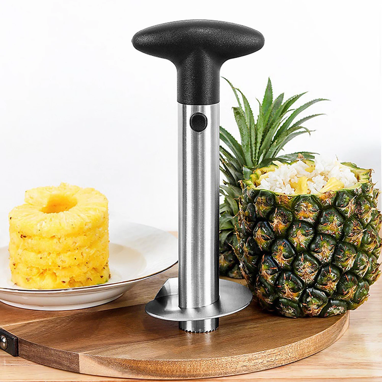 1Pcs Pineapple Slicer Peeler Cutter Parer Knife Stainless Steel Kitchen Fruit Tools  Kitchen Accessories Kitchen Gadgets