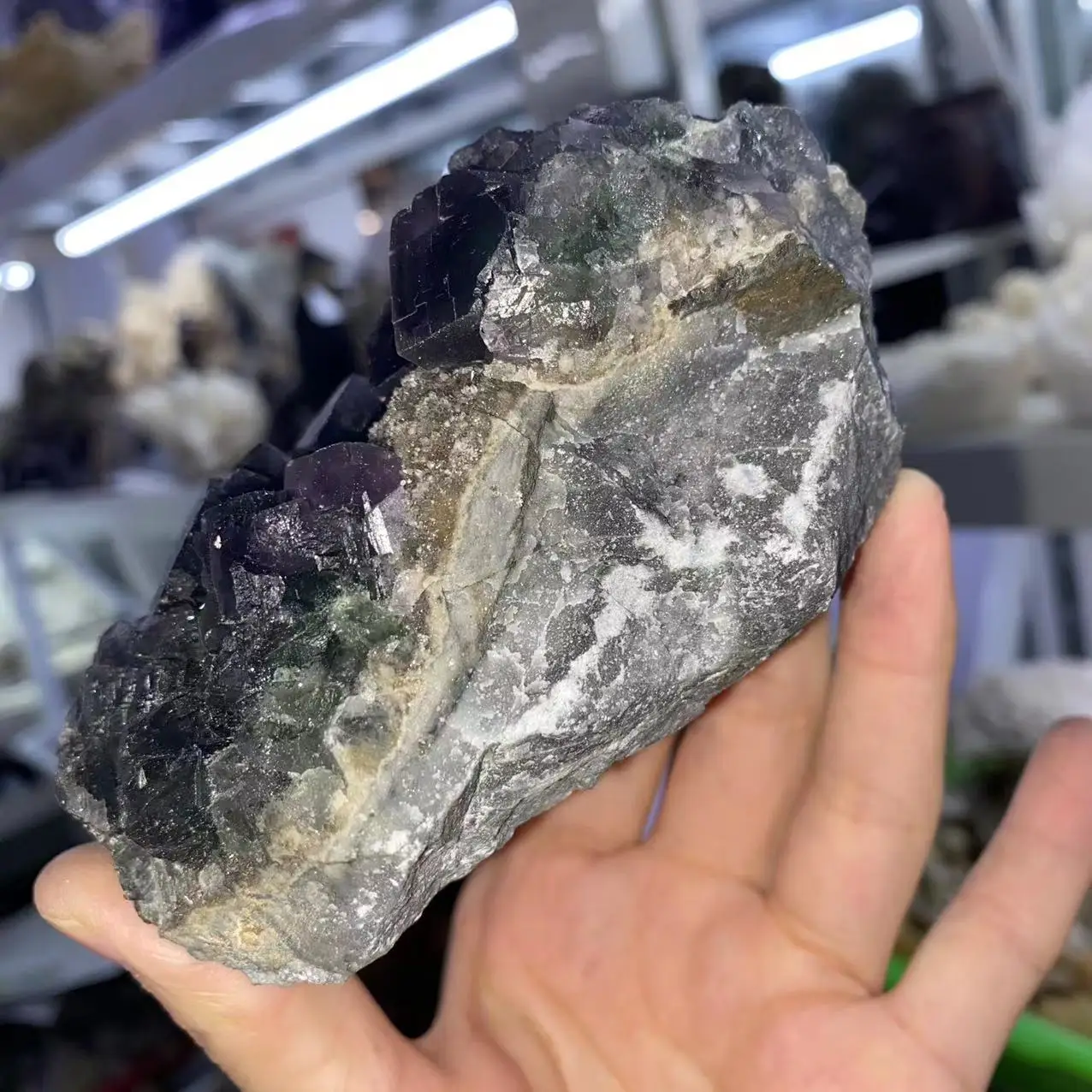 Natural Fluorite Sparkling Cluster Energy Gemstone, Reiki Healing, Room Decoration Gift