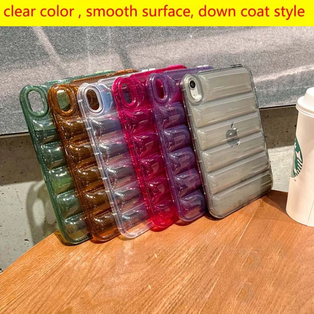 Clear Color Down Coat Style Case For iPad Mini 4 5 7.9