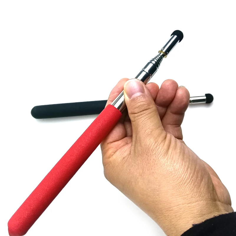 

Electronic Blackboard Pen Touch Whiteboard Pen High Quality Felt Head 1 Meter Stainless Steel Telescopic Teacher Pointer Stylus