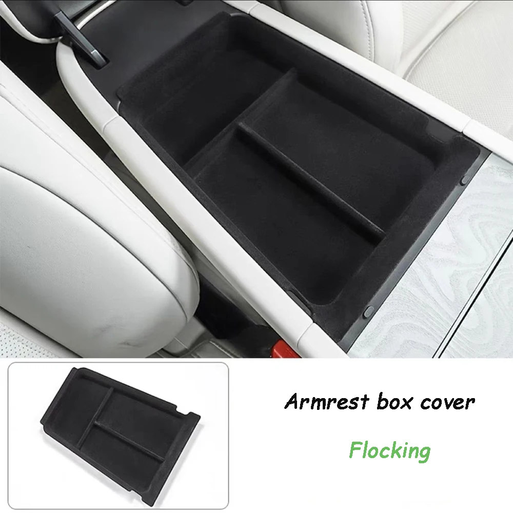 For CHANGAN Avatr 12 2023 2024 Car Armrest Storage Box TPE Waterproof Central Control Lower Organizer Tray Car Inteiror