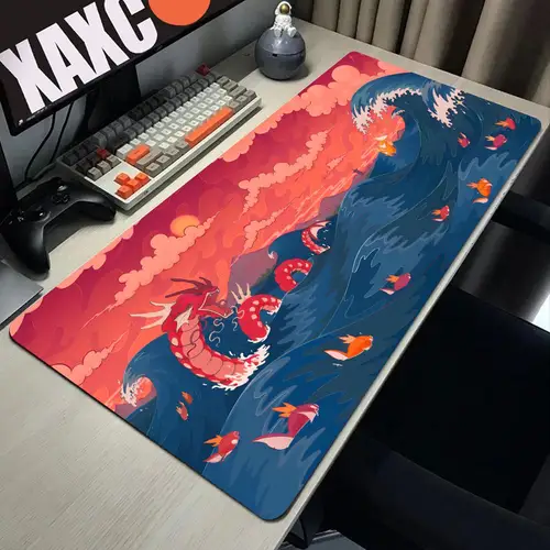 Nueva alfombrilla de ratón más grande XXL velocidad Mini Pc teclado de ordenador Pokemon Gyarados alfombrilla de escritorio accesorios de juegos alfombrilla de ratón para el hogar para LOL