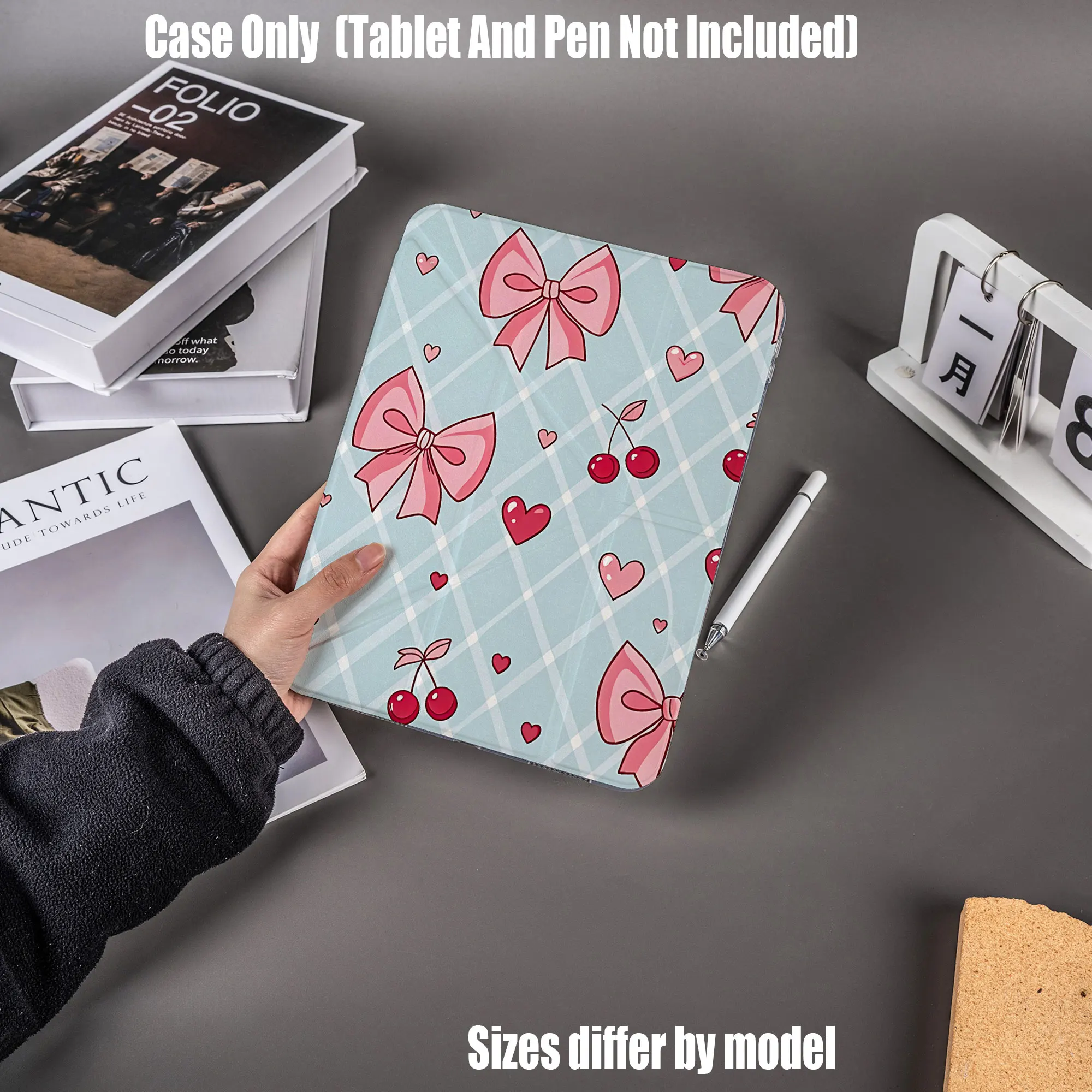 Slim Fit Premium TPU Tablet Cover, Shockproof Durable Lightweight Protective Case for iPad Samsung Huawei Honor Redmi Xiaomi