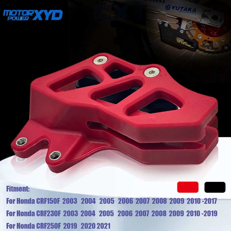 Motorcycle Chain Guard Guide - CNC Aluminum Red For CRF150F/230F/250F | Sprocket Protection