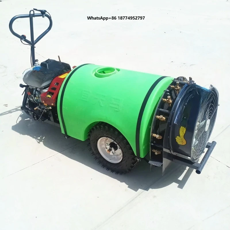 Traction Type Three Wheeled  160L 200L  Air Blast  Power  Sprayer Agricultural Spraying for Fruit Garden Vineyard