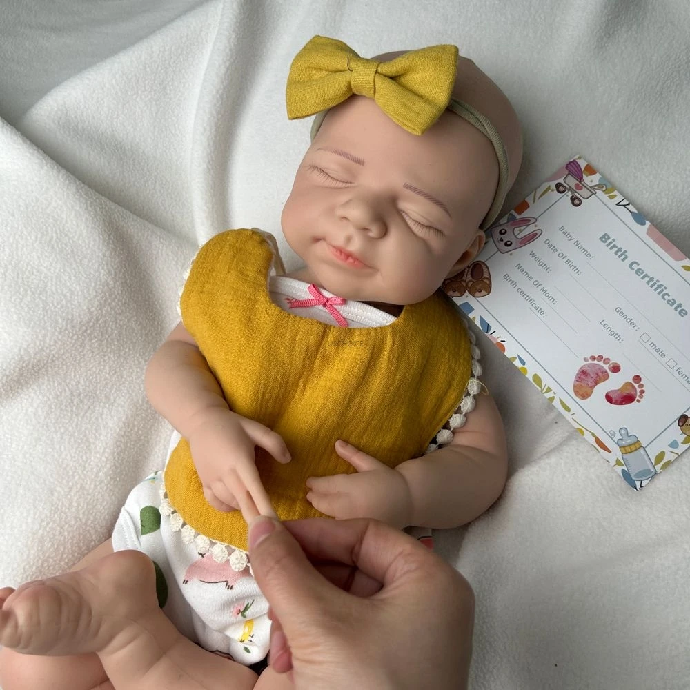 19 zoll Lebensechte Silikon Reborn Puppen Weiche Baby Junge Realistische Texturen Wasserdichte Puppe Für Bildungs Zwecke Kinder Spielzeug