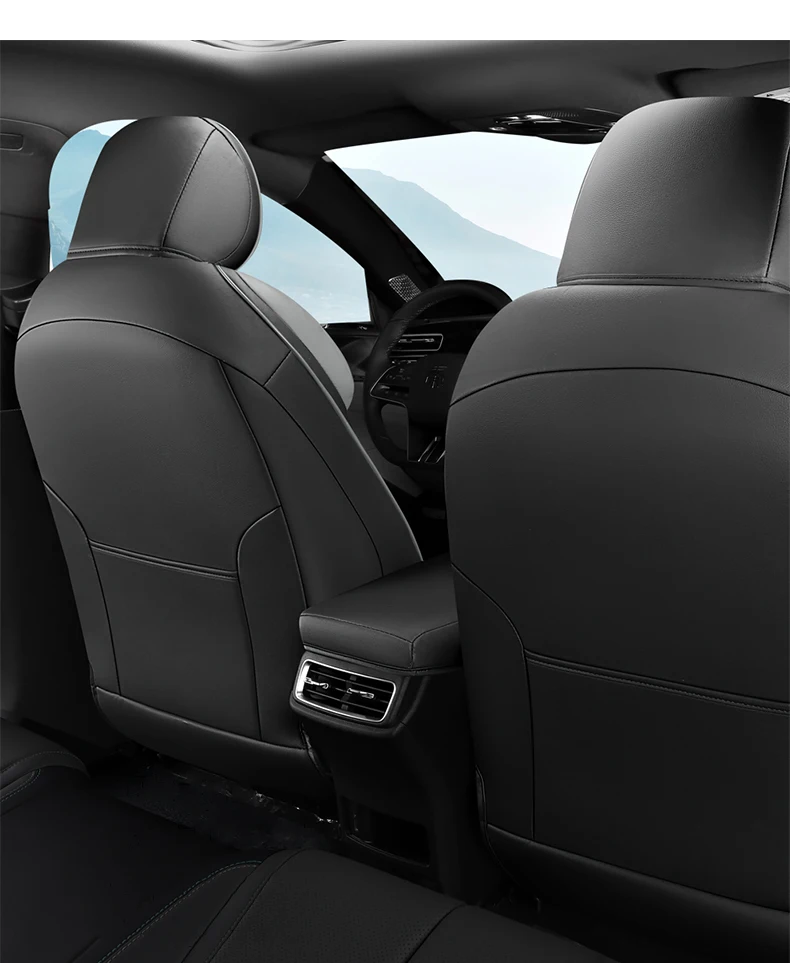 Maßgefertigte Auto-Zubehörteile Sitzbezüge Komplettset Kunstleder für BYD Qin Plus Dmi Vorder- und Rückbank für BYD Qin Plus DM-i – Detail 6